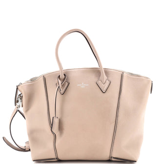 Louis Vuitton Soft Lockit Handbag Leather MM