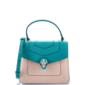 Bvlgari Serpenti Forever Top Handle Bag Leather Small