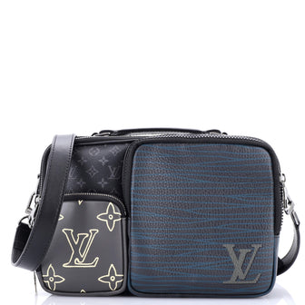 Louis Vuitton Messenger Multipocket Bag Patchwork Monogram Eclipse Canvas and Printed Leather