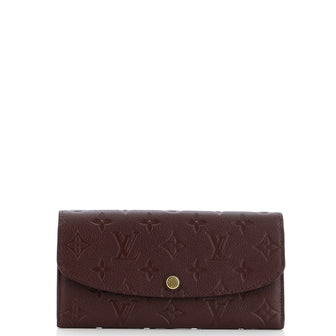 Louis Vuitton Emilie Wallet Monogram Empreinte Leather