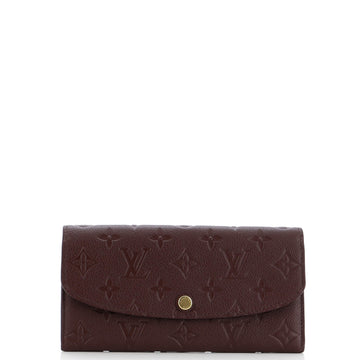 Louis Vuitton Emilie Wallet Monogram Empreinte Leather