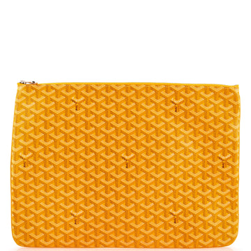 Goyard Senat Zip Pouch Coated Canvas GM