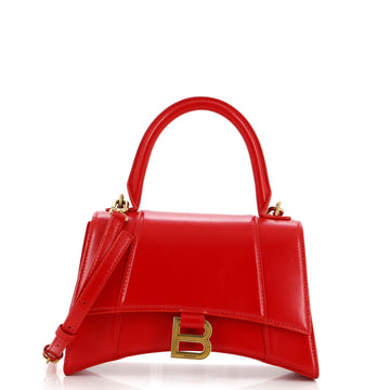 Balenciaga Hourglass Top Handle Bag Leather Small
