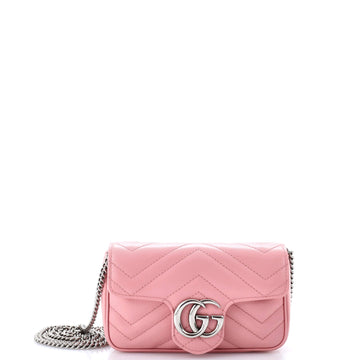 Gucci GG Marmont Flap Bag Matelasse Leather Super Mini