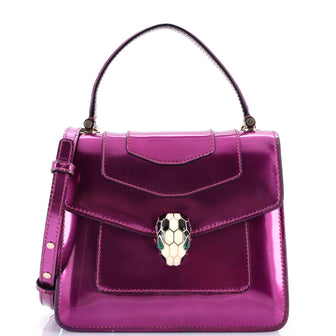 Bvlgari Serpenti Forever Top Handle Bag Leather Small