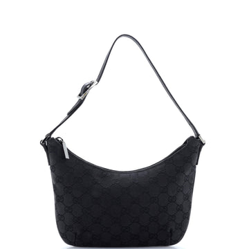 Gucci Vintage Pochette Shoulder Bag GG Canvas Small