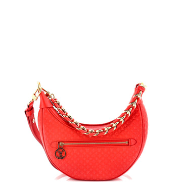 Louis Vuitton Loop Handbag Nanogram Embossed Leather