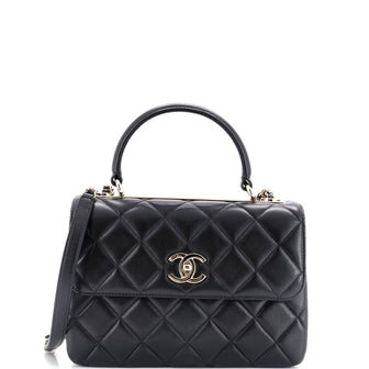Chanel Trendy CC Top Handle Bag Quilted Lambskin Small