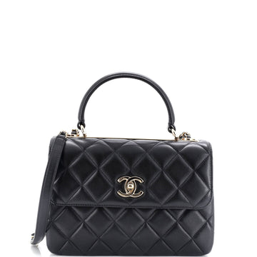 Chanel Trendy CC Top Handle Bag Quilted Lambskin Small
