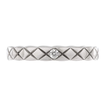 Chanel Coco Crush 1 Diamond Ring Platinum with Diamond Mini