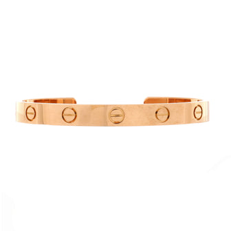 Cartier Love Cuff Bracelet 18K Rose Gold
