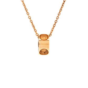 Louis Vuitton Empreinte Pendant Necklace 18K Rose Gold and Diamond