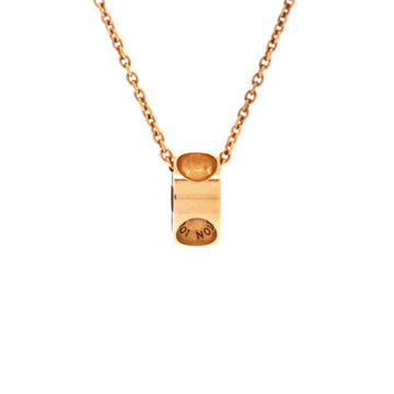 Louis Vuitton Empreinte Pendant Necklace 18K Rose Gold and Diamond