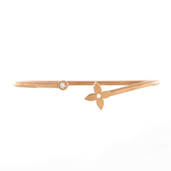 Louis Vuitton Idylle Blossom Twist Cuff Bracelet 18K Rose Gold with Diamond