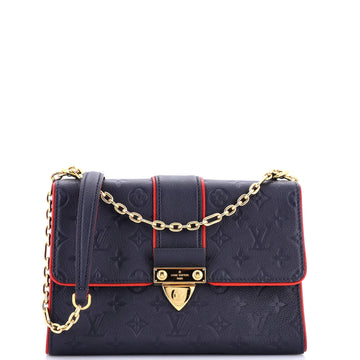 Louis Vuitton Saint Sulpice Handbag Monogram Empreinte Leather PM