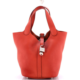 Hermes Picotin Lock Bag Clemence PM