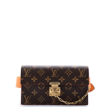 Louis Vuitton S Lock Belt Pouch Monogram Canvas