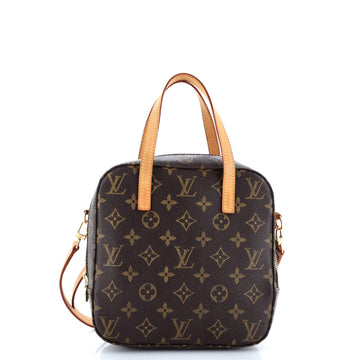 Louis Vuitton Spontini Handbag Monogram Canvas