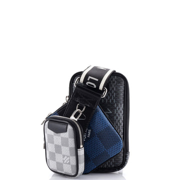 Louis Vuitton Modular Pouch Limited Edition Damier Graphite 3D