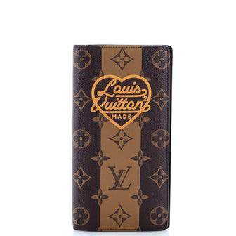 Louis Vuitton Brazza Wallet Limited Edition Stripes Monogram Canvas