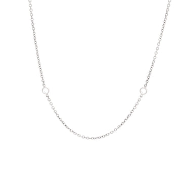 Tiffany & Co. Elsa Peretti Diamonds By The Yard 10 Stone Necklace Platinum with Diamonds