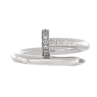 Juste un Clou Ring 18K White Gold with Diamonds