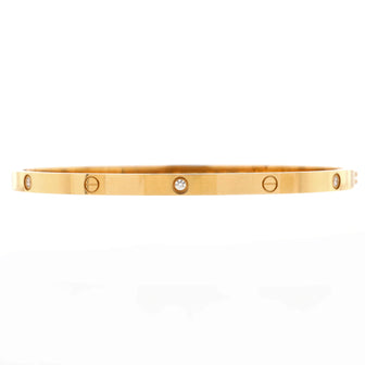 Cartier Love 6 Diamond Bracelet 18K Yellow Gold and Diamonds Small