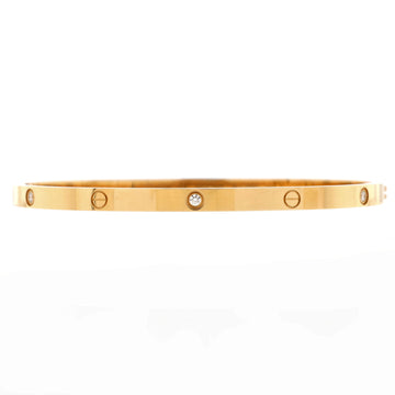 Cartier Love 6 Diamond Bracelet 18K Yellow Gold and Diamonds Small