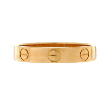 Love Wedding Band Ring 18K Yellow Gold