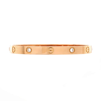 Cartier Love 4 Diamond Bracelet 18K Rose Gold with Diamonds