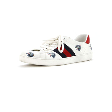 Gucci Ace Sneakers Embroidered Leather