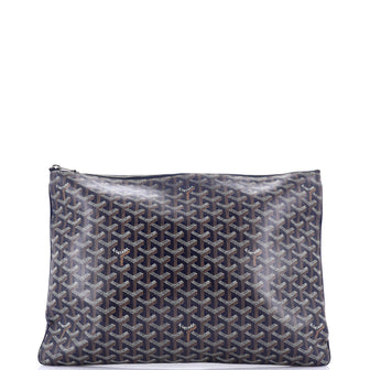 Goyard Senat Zip Pouch Coated Canvas GM