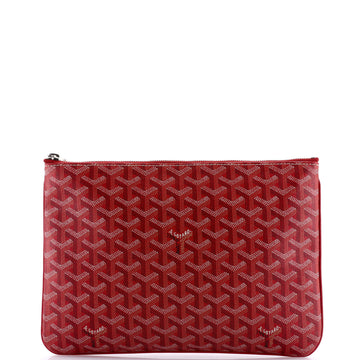 Goyard Senat Zip Pouch Coated Canvas MM