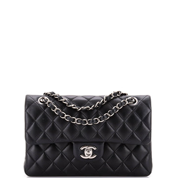 Chanel Classic Double Flap Bag Quilted Lambskin Small
