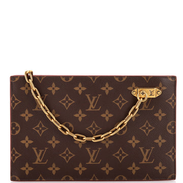 Louis Vuitton Legacy Chain Clutch Monogram Canvas