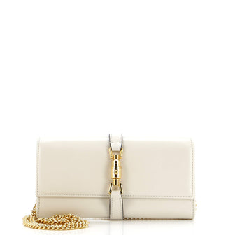 Gucci Jackie 1961 Continental Chain Wallet Leather