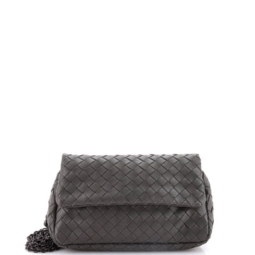 Bottega Veneta Expandable Chain Crossbody Bag Intrecciato Nappa Small