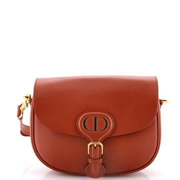 Christian Dior Bobby Flap Bag Leather Medium
