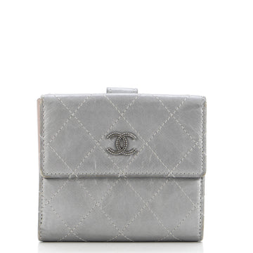 Chanel CC Compact Wallet Quilted Calfskin