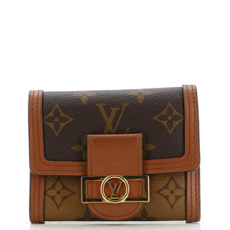 Louis Vuitton Dauphine Wallet Reverse Monogram Canvas Compact