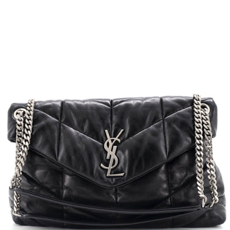 Saint Laurent Loulou Puffer Shoulder Bag Quilted Leather Medium
