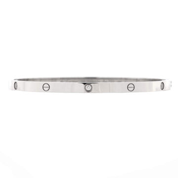 Cartier Love 6 Diamond Bracelet 18K White Gold and Diamonds Small