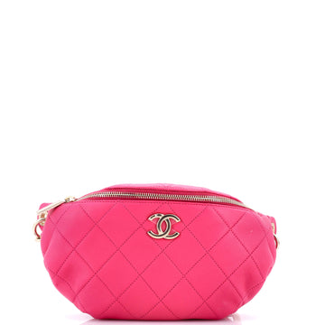 Chanel Resin Elegant Chain Belt Bag Quilted Lambskin