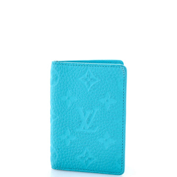 Louis Vuitton Pocket Organizer Monogram Taurillon Leather