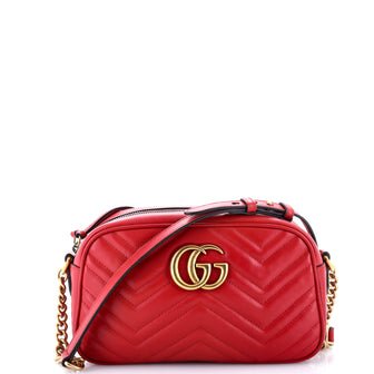 Gucci GG Marmont Shoulder Bag Matelasse Leather Small