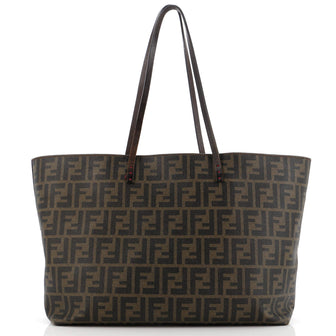 Fendi Roll Tote Zucca Coated Canvas Large