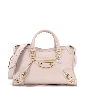 Balenciaga City Classic Metallic Edge Bag Leather Small