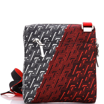 Christian Louboutin Benech Reporter Bag Printed Nylon Medium