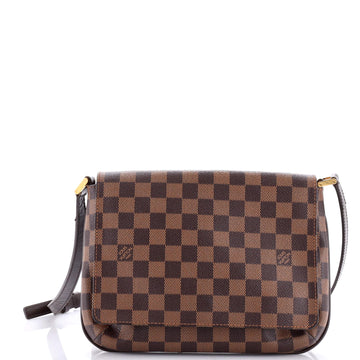 Louis Vuitton Musette Tango Handbag Damier
