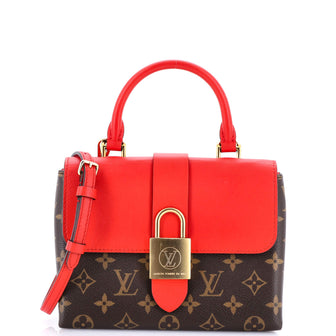 Louis Vuitton Locky Handbag Monogram Canvas with Leather BB